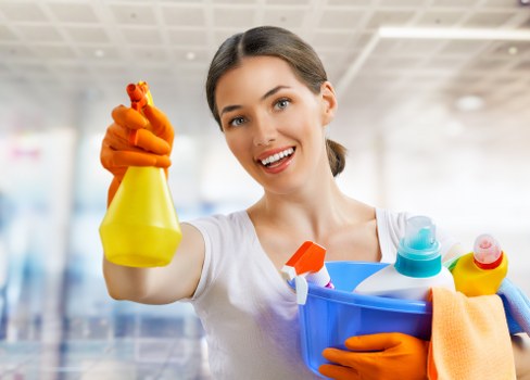 Removing fine plaster dust from floors during post-construction cleaning