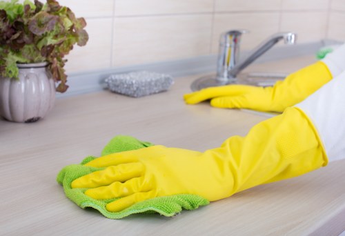 Airbnb cleaning checklist and organized guest-ready supplies