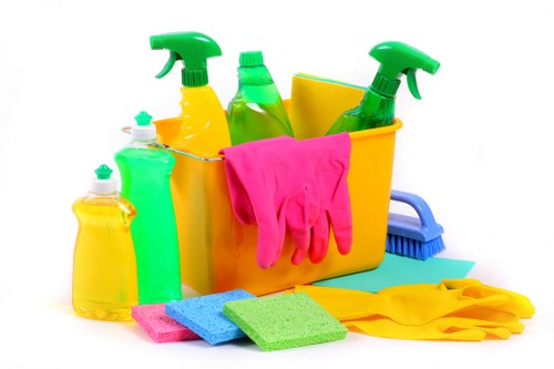 Eco-friendly office cleaning tools and supplies